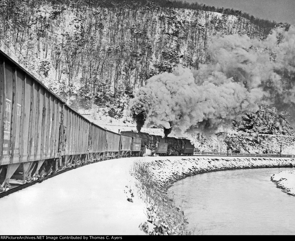 PRR "Decapod" Pushers, 2-10-0's, c. 1954